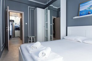 1 bedroom, iron/ironing board, free WiFi - Fresh 1 Bd Apt w Balcony in Kato Patisia (Athens)