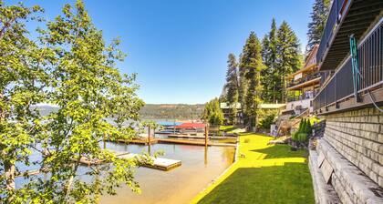 Beautiful Lake Coeur D'alene Retreat: Deck & View!