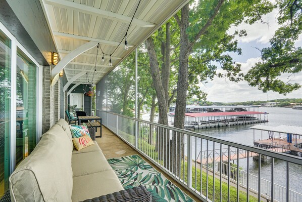Interior - Game Room & Dock: Waterfront Osage Beach Home! (Osage Beach)