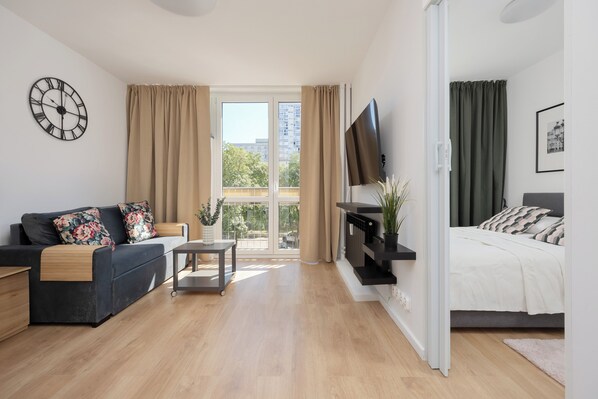 Apartment, 1 Schlafzimmer, Küche | Wohnzimmer