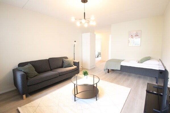 Appartement Standard, balcon | Coin séjour