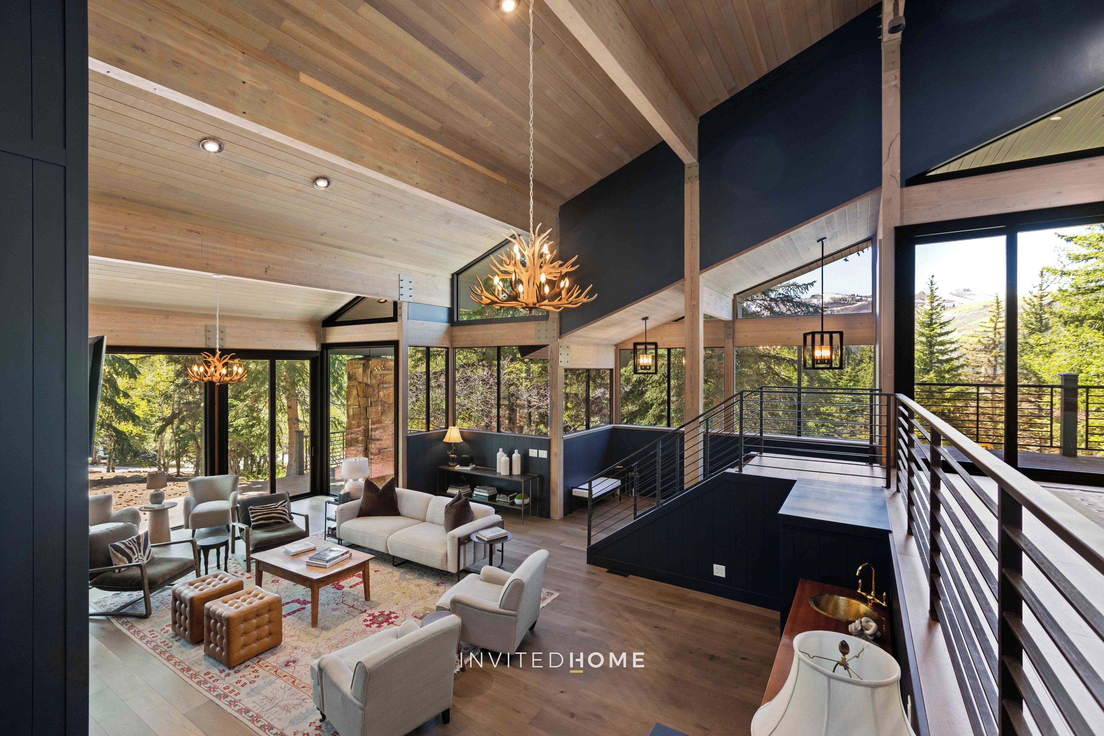Vast Modern Cabin by InvitedHome | Deer Valley Hiking Trails, Game Room, Views