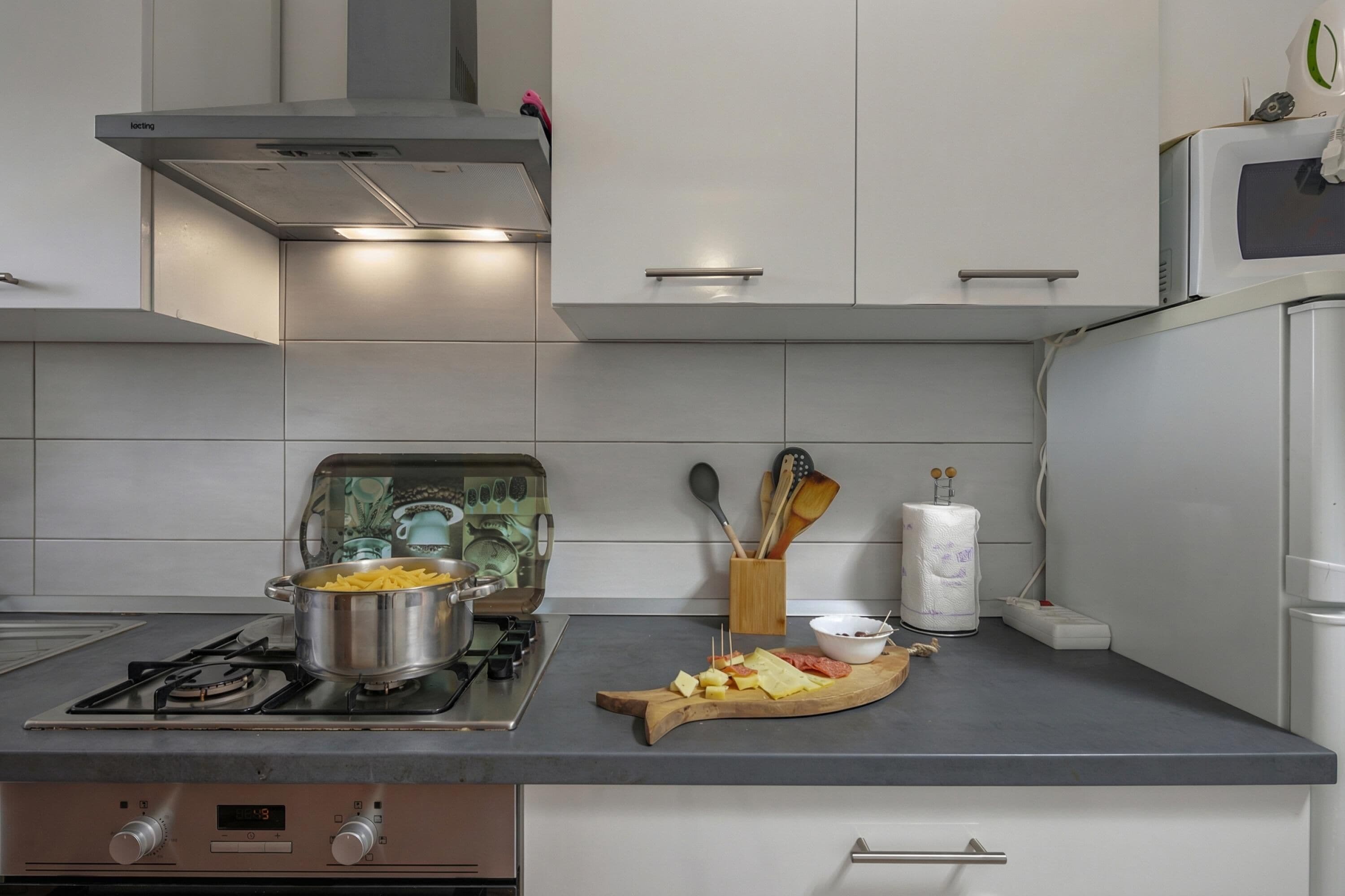 Familienapartment, Mehrere Schlafzimmer (Countryside Apartment Giani) | Eigene Küche | Kühlschrank, Mikrowelle, Ofen, Herdplatte