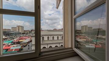 Blick von der Unterkunft