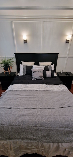 2 bedrooms, iron/ironing board, travel crib, WiFi