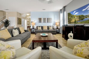 Smart-TV, videospill og DVD-spiller