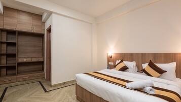 Deluxe-rum | 1 sovrum, skrivbord, arbetsyta för laptop och gratis wi-fi