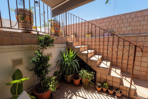 Departamento, vista a la ciudad | Terraza o patio