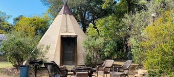 Waterfront Teepee 3 Jumping Fish