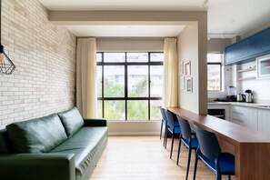 Interior - JBM Apto pé na areia com vista mar (Florianópolis)