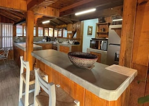 Comfort Cottage, Garden View | Private kitchen - Cabaña Silvia (Valle de Bravo)