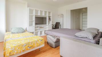 1 chambre, fer et planche Ă repasser, Wi-Fi, draps fournis