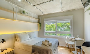 Estúdio | Ferros/tábuas de passar roupa, Wi-Fi de cortesia