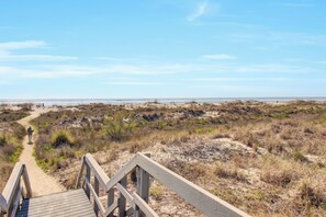 Accommodatie ligt op het strand