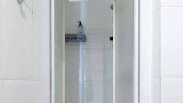 Shower, hair dryer