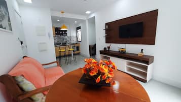 Apartment, 1 Bedroom, Accessible | Living area | 32-inch Smart TV with satellite channels, Netflix, streaming services