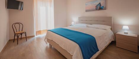 Appartement, balcon, vue montagne