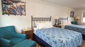 Suite Deluxe, 2 camas Queen size, vista al río | Wifi gratis y ropa de cama