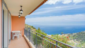 Panoramic Apartment, Sea View | Balcony