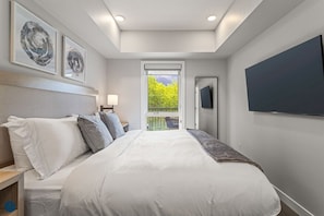 2 slaapkamers, een strijkplank/strijkijzer, gratis wifi, beddengoed