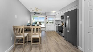 Coffee/tea maker, fridge, microwave, dishwasher - Bayfront condo short walk to beach 2nd floor. (Englewood)