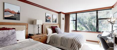 Acesso à internet, roupa de cama