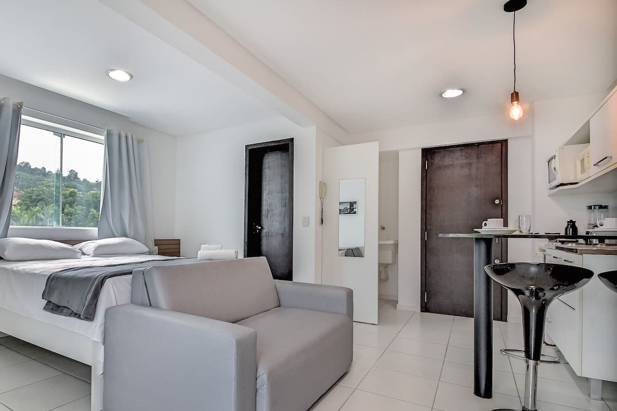 Studio | 1 slaapkamer, een strijkplank/strijkijzer, gratis wifi