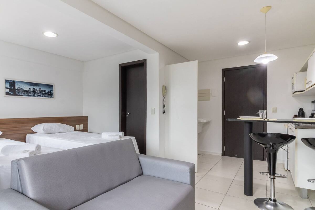 Studio | 1 slaapkamer, een strijkplank/strijkijzer, gratis wifi