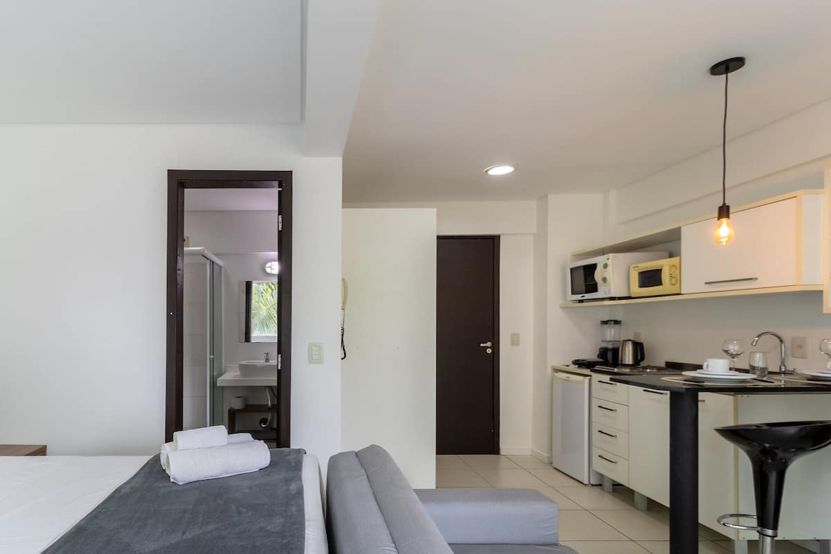 Appartement | 1 slaapkamer, een strijkplank/strijkijzer, gratis wifi