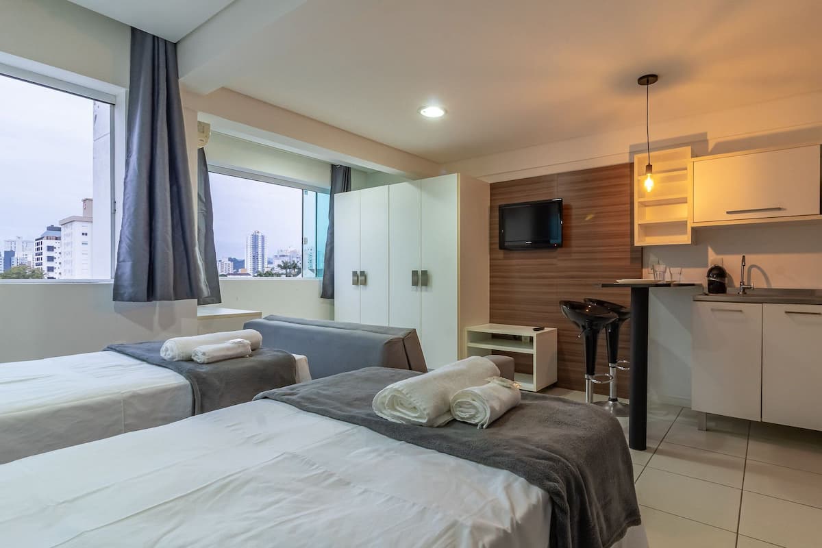 Appartement | 1 slaapkamer, een strijkplank/strijkijzer, gratis wifi