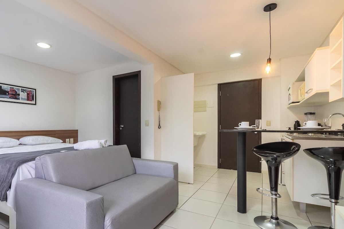 Appartement | 1 slaapkamer, een strijkplank/strijkijzer, gratis wifi