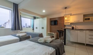Appartement | 1 slaapkamer, een strijkplank/strijkijzer, gratis wifi