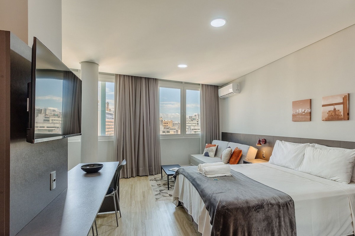 Basic Studio | 1 bedroom, iron/ironing board, free WiFi, bed sheets