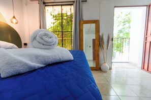 Double Room | 办公桌、笔记本电脑工作区、免费 WiFi、床单