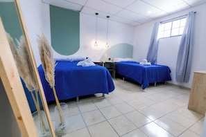 Double Room with Two Double Beds | Desk, laptop workspace, free WiFi, bed sheets