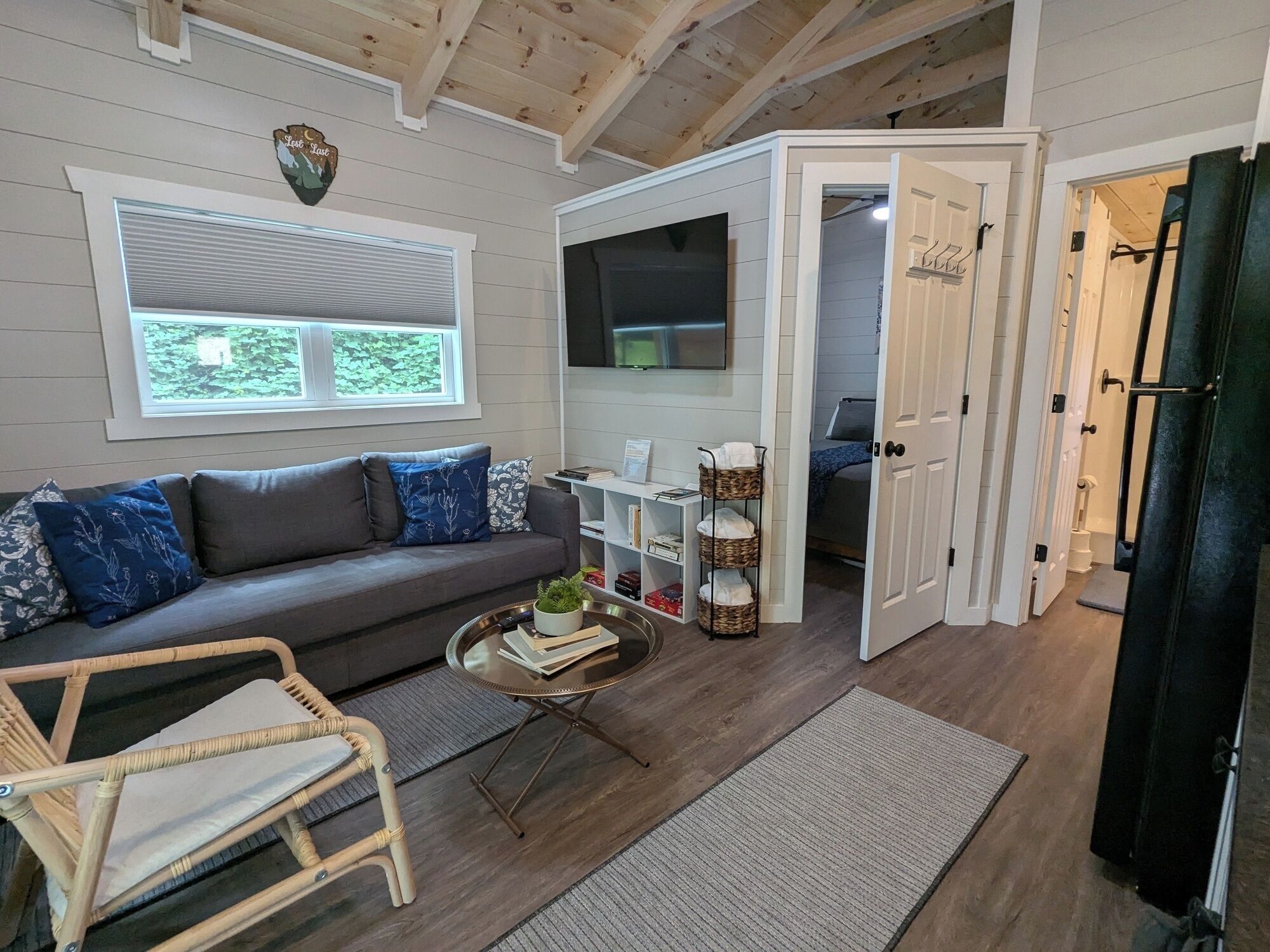 Una televisión, libros