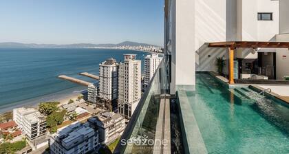 MHFA Studios em Prédio Luxuoso Vista Mar