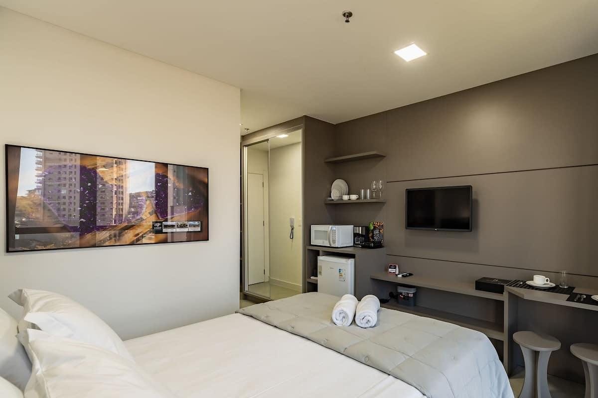 Studio | 1 chambre, fer et planche à repasser, Wi-Fi gratuit