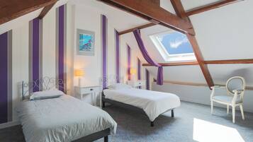 3 chambres, fer et planche Ă repasser, Wi-Fi gratuit, draps fournis