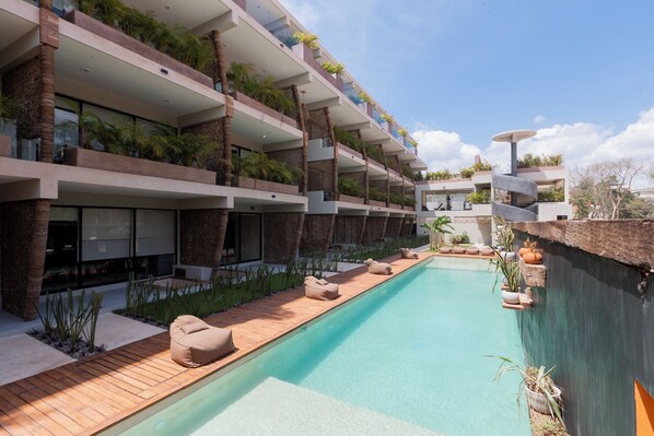 Exterior - Studio Boutique 27 con piscina y gimnasio en BT Homes (Tulum)