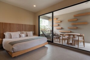 Economy Studio, Garden View | Premium bedding, down duvets, individually decorated - Studio Boutique 27 con piscina y gimnasio en BT Homes (Tulum)