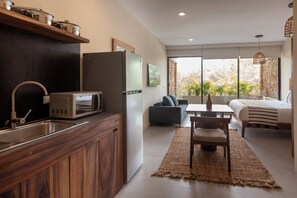 Premium bedding, down duvets, individually decorated - Studio Boutique 27 con piscina y gimnasio en BT Homes (Tulum)