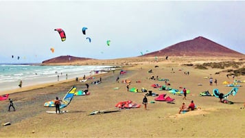 Vlak bij het strand