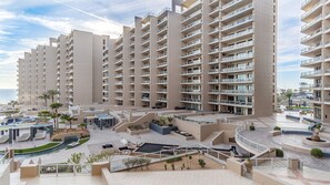 Terrace/patio - Las Palomas Phase I Topaz 202 Exceptional OceanView 1BR 1BA Unit. (Puerto Peñasco)