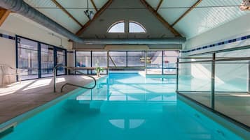 Indoor pool, a heated pool