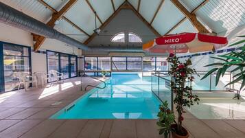 Indoor pool, a heated pool