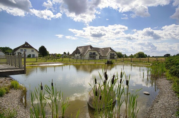 Property grounds - Modern vacation apartment in a quiet location with terrace - Wreecher Idyll FeWo 01 - (Putbus)