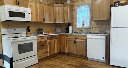 Spring Retreat with private deck, pets welcome
