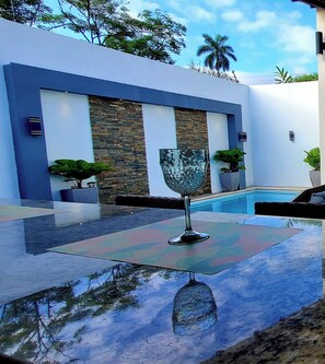 Pool - House with a Private Pool, close to the Hilton Princess Hotel and City Mall! (San Pedro Sula)