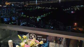 Studio Supérieur, 1 lit double, vue océan | Balcon